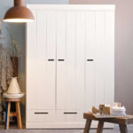 140X195X53 Skandi Kleiderschrank In Weiß – Mattressa Intended For Kleiderschrank Skandinavisch