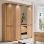 4 Trüiger Kleiderschrank Aus Eiche Massivholz – Sendician Regarding Eiche Kleiderschrank