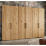6-Türiger Kleiderschrank Siestago Breite: 300 / Höhe: 216 in 6 Türiger Kleiderschrank
