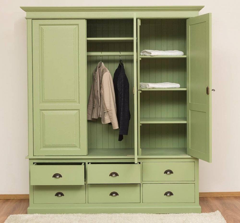Aktiv-Moebel.de - Landhaus Kleiderschrank Dielenschrank within Retro Kleiderschrank