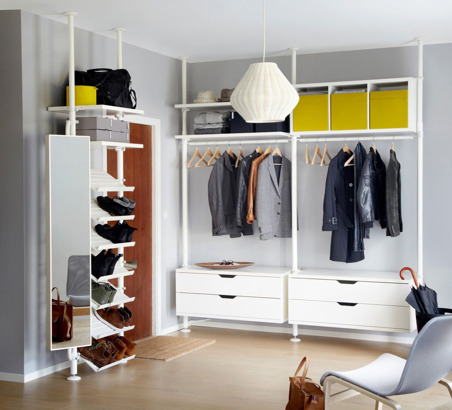 Begehbare Kleiderschränke – Systeme Für Offene Kleiderschränke intended for Kleiderschrank Systeme
