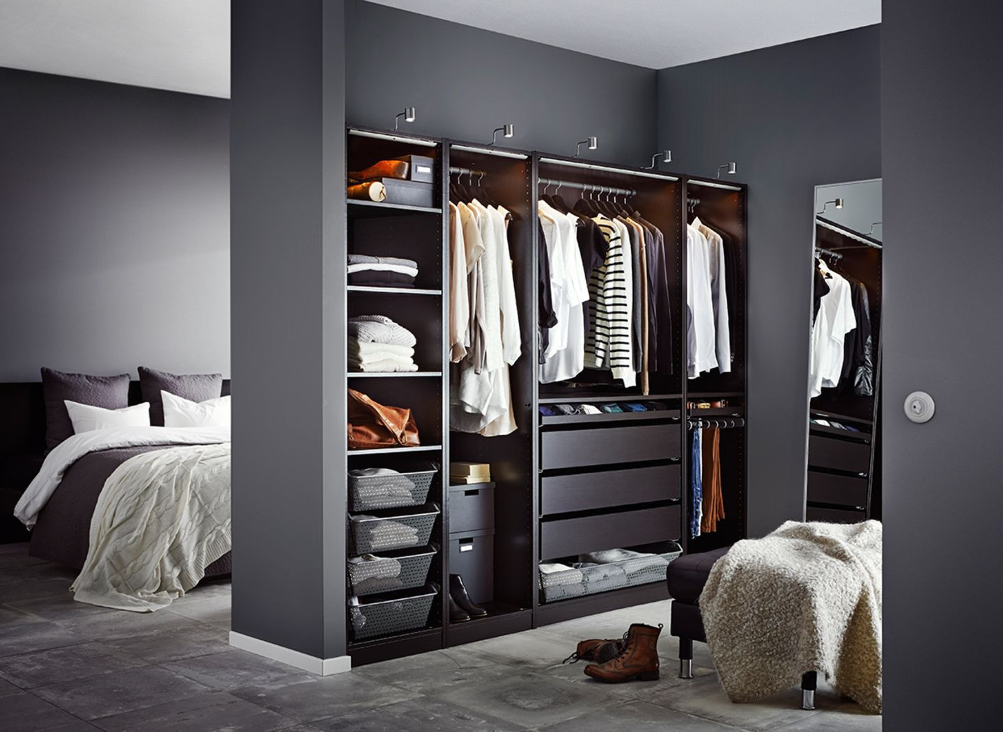 Begehbare Schranknische Von Ikea - [Schöner Wohnen] with Begehbarer Kleiderschrank Selber Bauen Ikea
