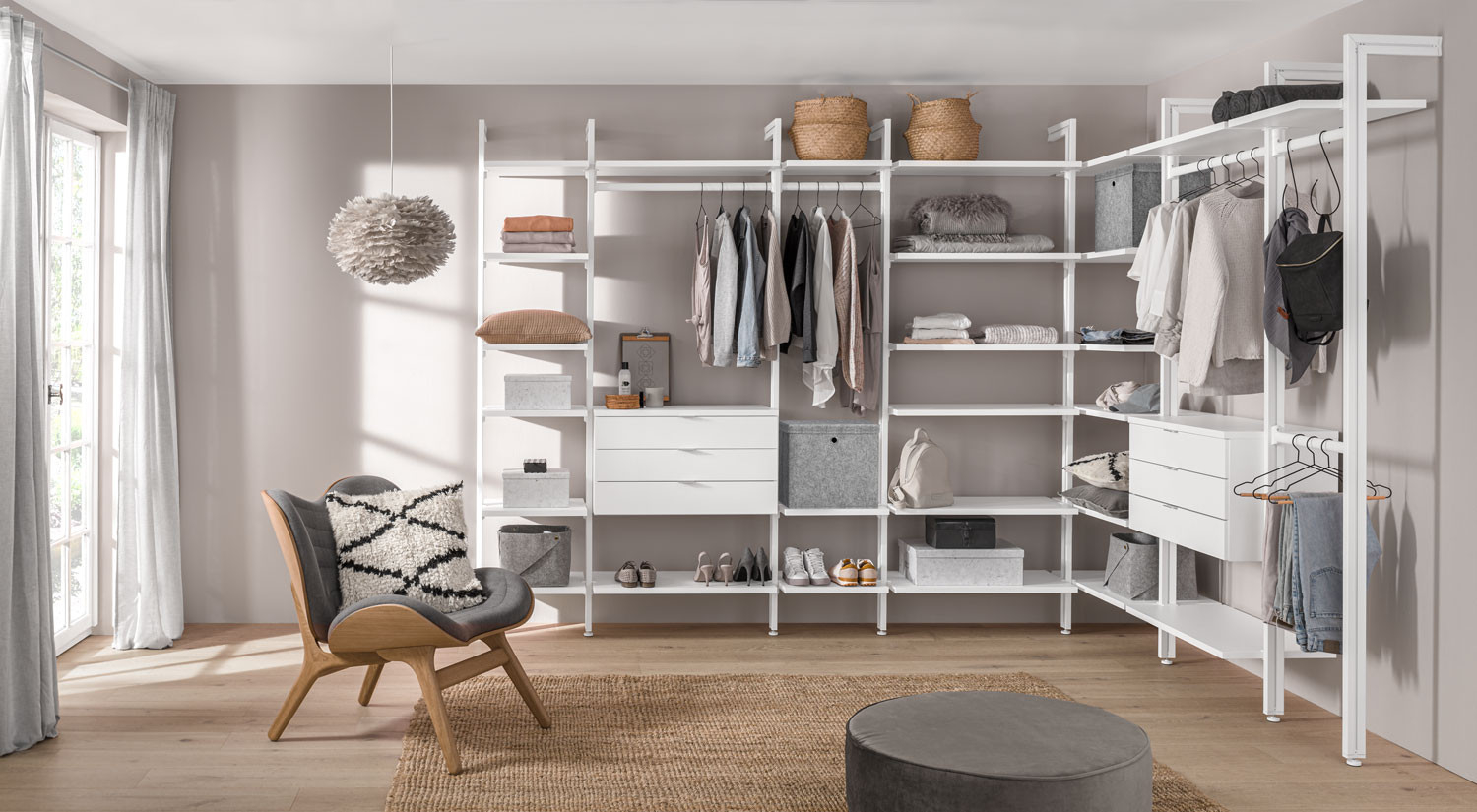 Begehbarer Kleiderschrank » Online Planen & Kaufen | Regalraum Inside Begehbarer Kleiderschrank System