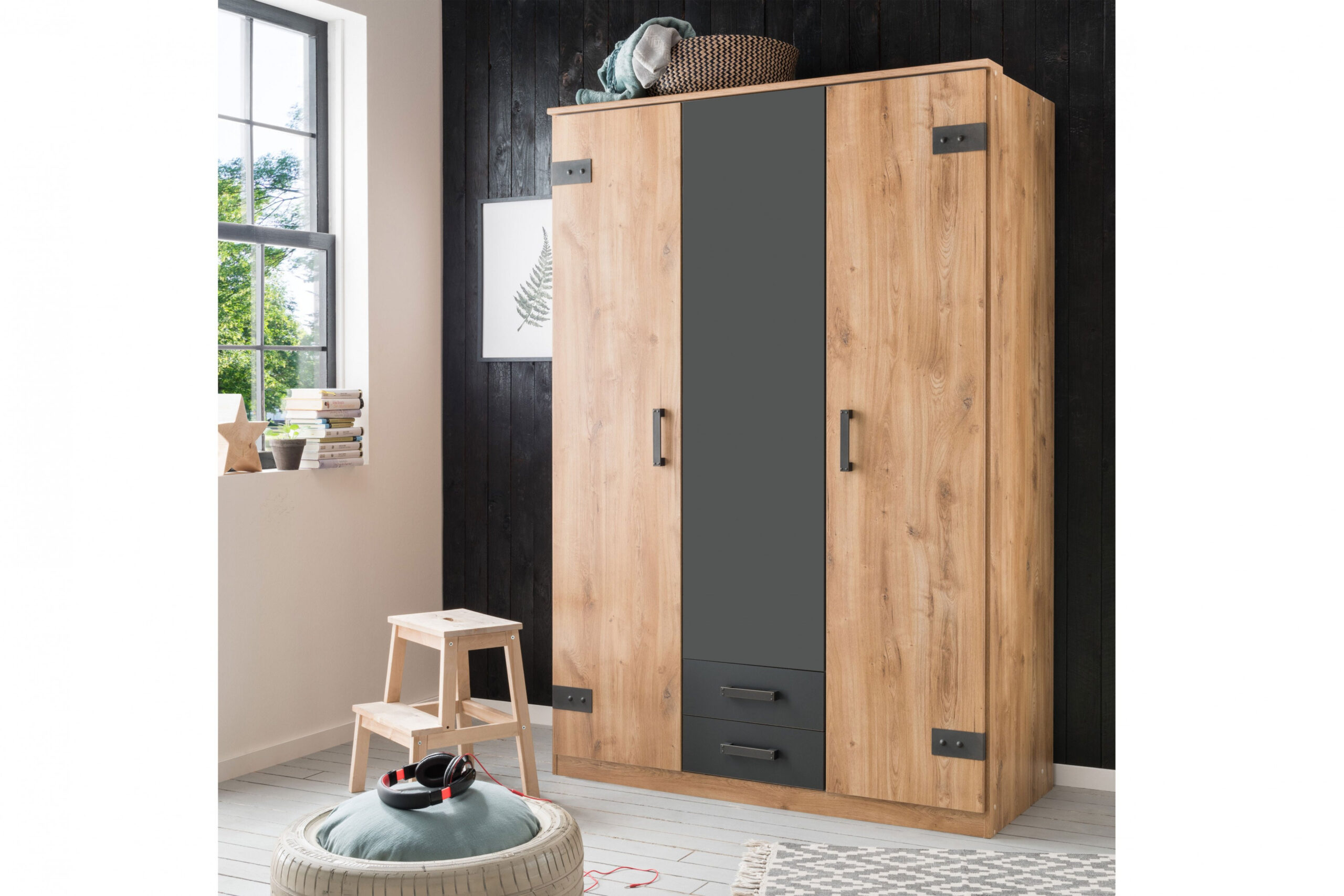 Cork Von Wimex - Kleiderschrank Mit Graphit Absetzung regarding Wimex Kleiderschrank