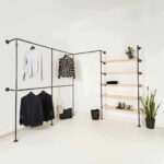 Diy: Offener Kleiderschrank Aus Rohren Selber Bauen | Various Magazin regarding Offener Kleiderschrank Selber Bauen