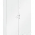 Drehtürenschrank Case Alpinweiß Nachbildung Ca. 91 X 197 X 54 Cm In Möbel Boss Kleiderschrank