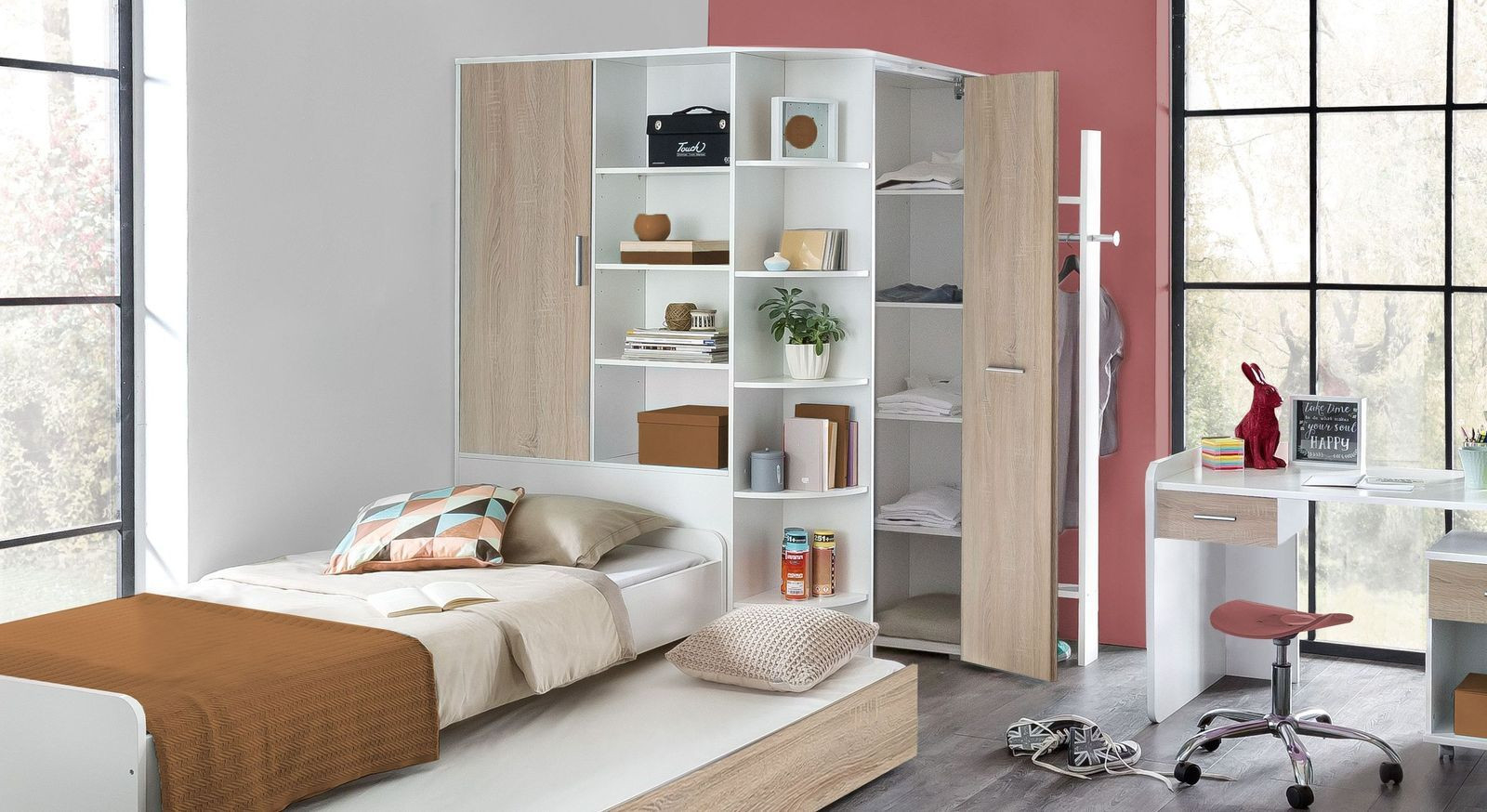 Eck-Kleiderschrank Solero Begehbar | Betten.de inside Begehbarer Kleiderschrank Kinder