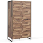 Hanika Wäscheschrank, Material Dekorspanplatte, Eichefarbig/Betonfarbig Throughout Neckermann Kleiderschrank