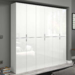 Hochglanz Kleiderschrank Set Kompakt - Ejulia (Dreiteilig) within Hochglanz Kleiderschrank