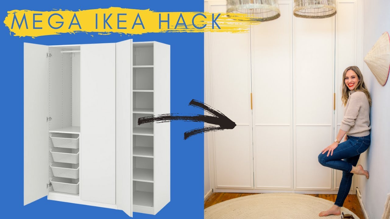 Ikea Hack Pax! Einbauschrank Selber Bauen! | Das Ist Ein Pax-Schrank?? |  Jelena Weber in Begehbarer Kleiderschrank Selber Bauen Ikea