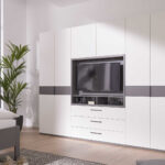 Interliving Kleiderschrank Serie 1207 – Kleiderschrank Mit Tv With Regard To Kleiderschrank Mit Tv