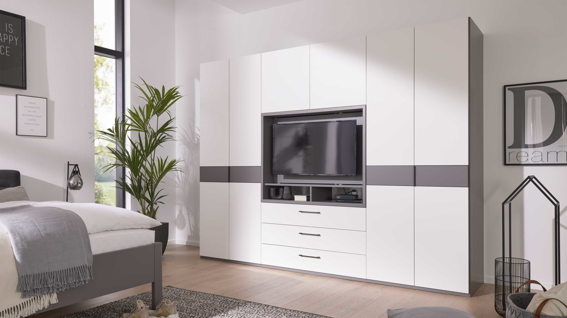 Interliving Kleiderschrank Serie 1207 – Kleiderschrank Mit Tv with regard to Kleiderschrank Mit Tv