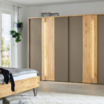 Jovanna Von Musterring – 6 Türiger Kleiderschrank Mit Designtüren Fango –  Eiche In Musterring Kleiderschrank