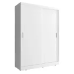 Kleiderschrank | 2 Türen | 1 Kleiderstange | 5 Fächer | 4 Pertaining To Kleiderschrank 130 Cm Breit