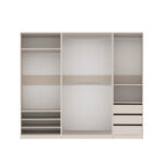 Kleiderschrank 240 Cm Groß, Breit, Hoch Ohne Türen Tres | Marmex Intended For Kleiderschrank 240 Hoch