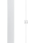 Kleiderschrank Base X Weiß Nachbildung Ca. 80 X 170 X 52 Cm Within Möbel Boss Kleiderschrank
