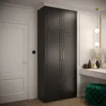 Kleiderschrank Im Stylischen Design Beskiden 20, Farbe: Schwarz –  Abmessungen: 236,5 X 100 X 47 Cm (H X B X T) Throughout Kleiderschrank 236 Hoch