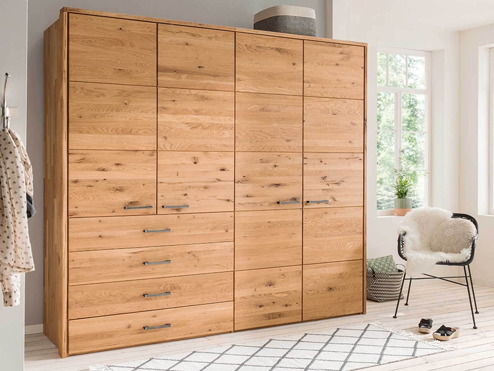 Kleiderschrank - Massiv - 4M Massivholz-Möbel Tübingen in Kleiderschrank Holz
