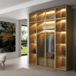 Kleiderschrank Mit Schubladen Vitrum 200 Eiche Artisan / Golden – Moebline  Shop Inside Eiche Kleiderschrank