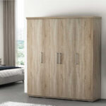 Kleiderschrank Nikkie 160 Cm Sonoma Eiche For Kleiderschrank 160 Hoch