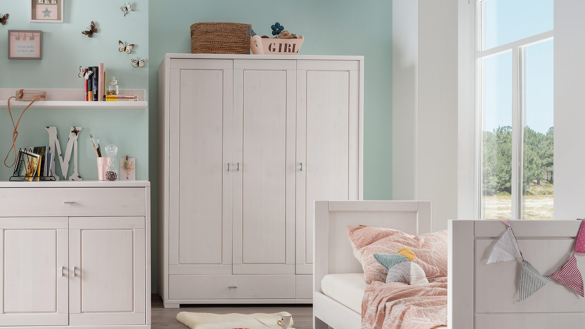 Kleiderschrank "Piccolino" inside Kleiderschrank Für Mädchen