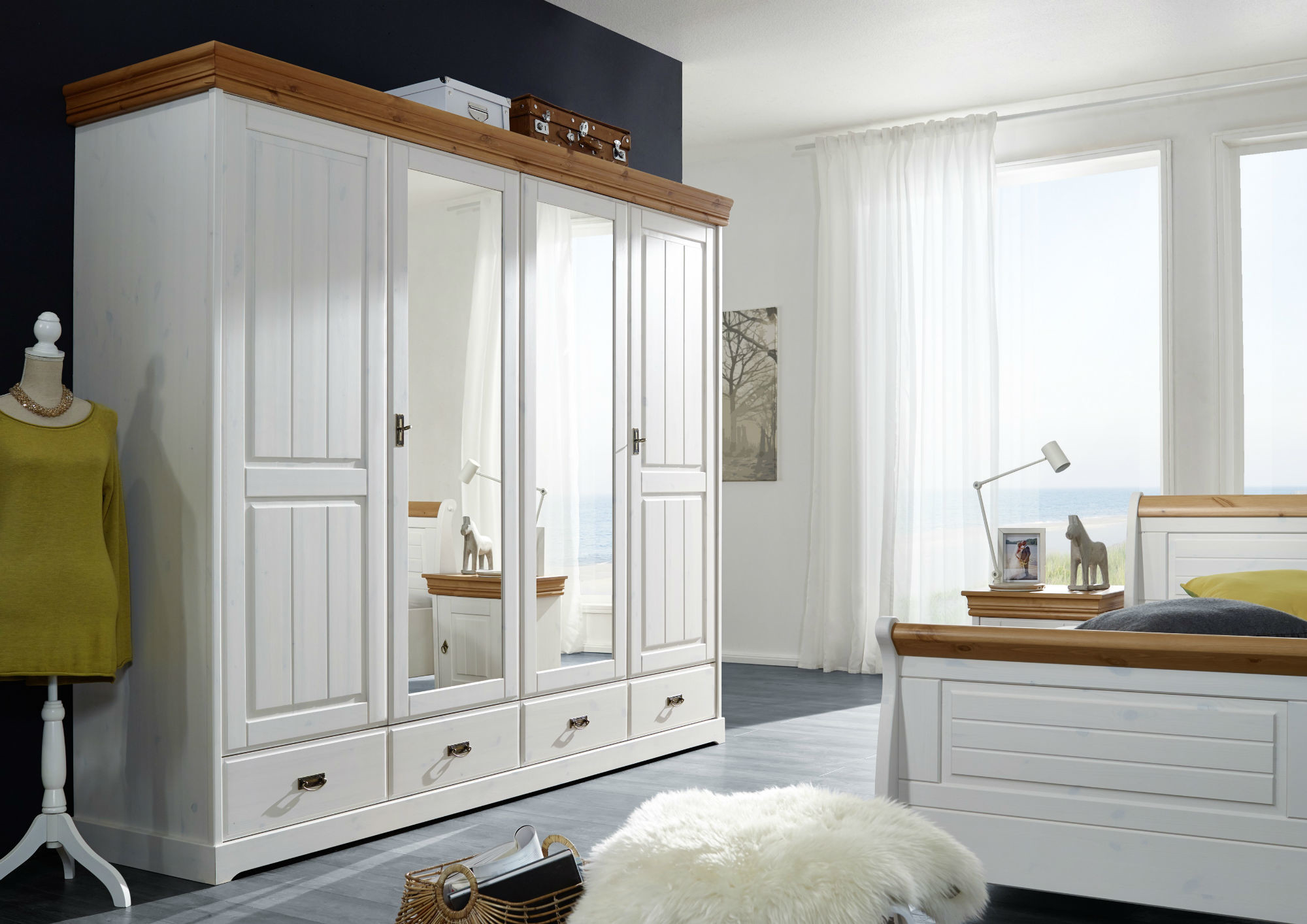Kleiderschrank Skandinavisch Weiß Skandic Von G&amp;K Günstig throughout Kleiderschrank Skandinavisch