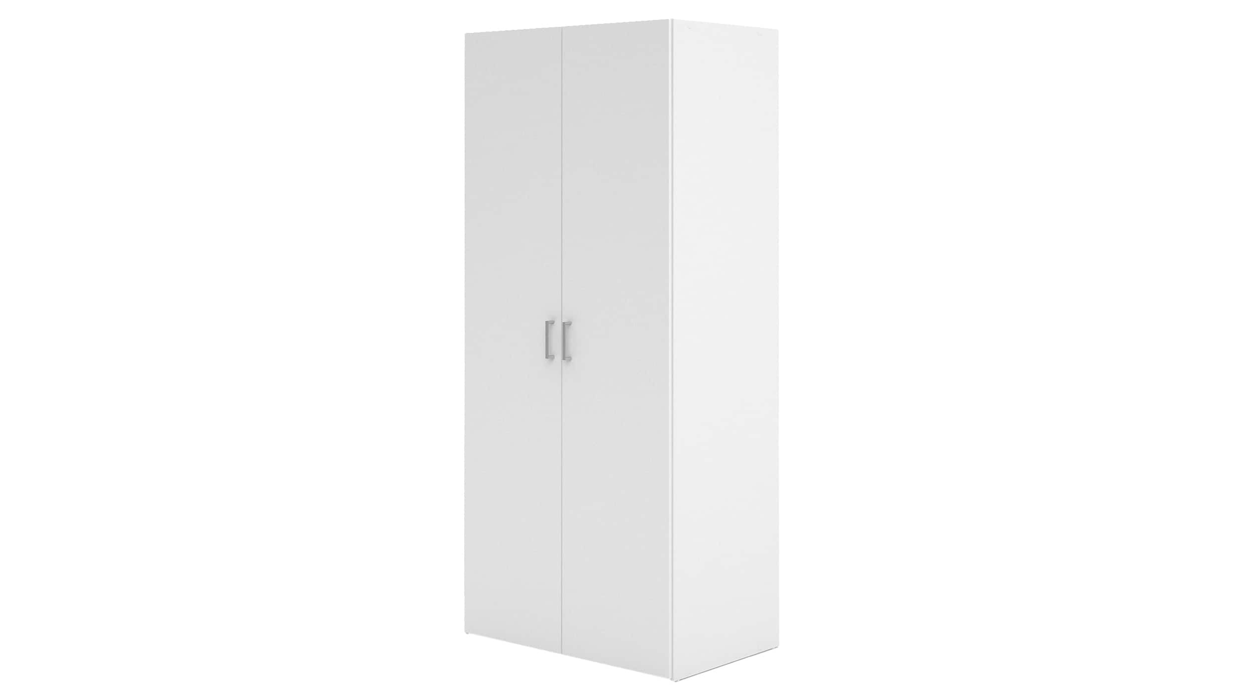 Kleiderschrank Space Weiß 78 Cm Kaufen | Die Möbelfundgrube with Kleiderschrank 75 Cm Breit