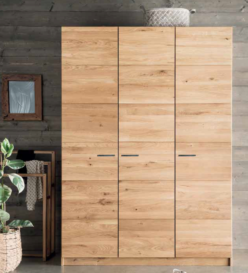 Kleiderschrank Viby Aus Wildeiche inside Kleiderschrank Günstig