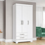 Kleiner Kleiderschrank Von 80 Cm Mit Schubladen Und Regalen With Kleiner Kleiderschrank