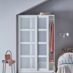 Kvikne Kleiderschrank Mit 2 Schiebetüren, Weiß, 120X190 Cm Within Ikea Kleiderschrank Klein