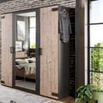 Malmö Von Wimex – Drehtürenschrank Mit Spiegel In Kleiderschrank 180