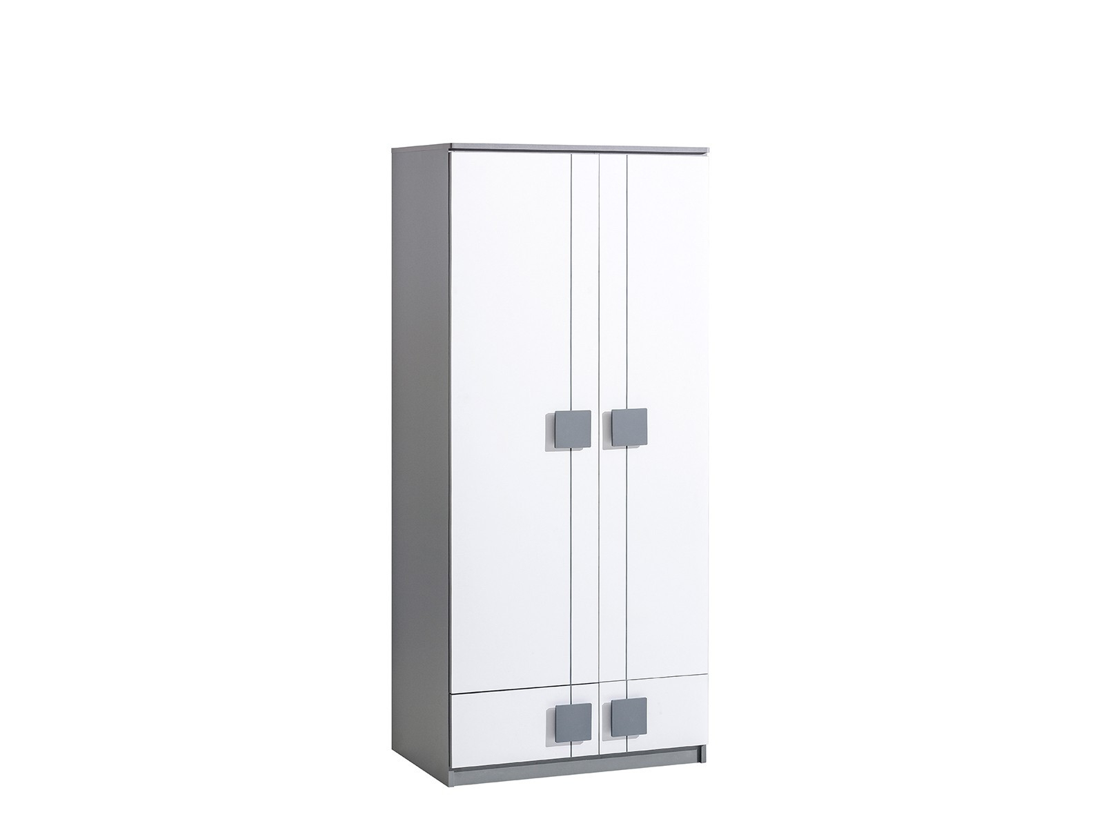 Max Zweitüriger Kleiderschrank Mit Zwei Schubladen With Zweitüriger Kleiderschrank