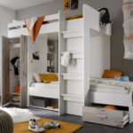 Maxi Von Begabino – Hochbett Mit Kleiderschrank Weiß – Betonoxid With Hochbett Mit Kleiderschrank