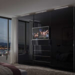 Media Multi Kleiderschrank Mit Tv Fach B167 Cm Regarding Kleiderschrank Mit Tv