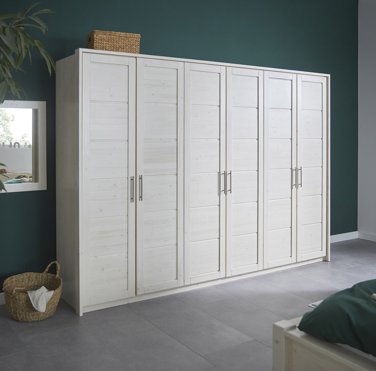 Moderner Kleiderschrank - Naturnah Möbel with Kleiderschrank Massivholz Weiß