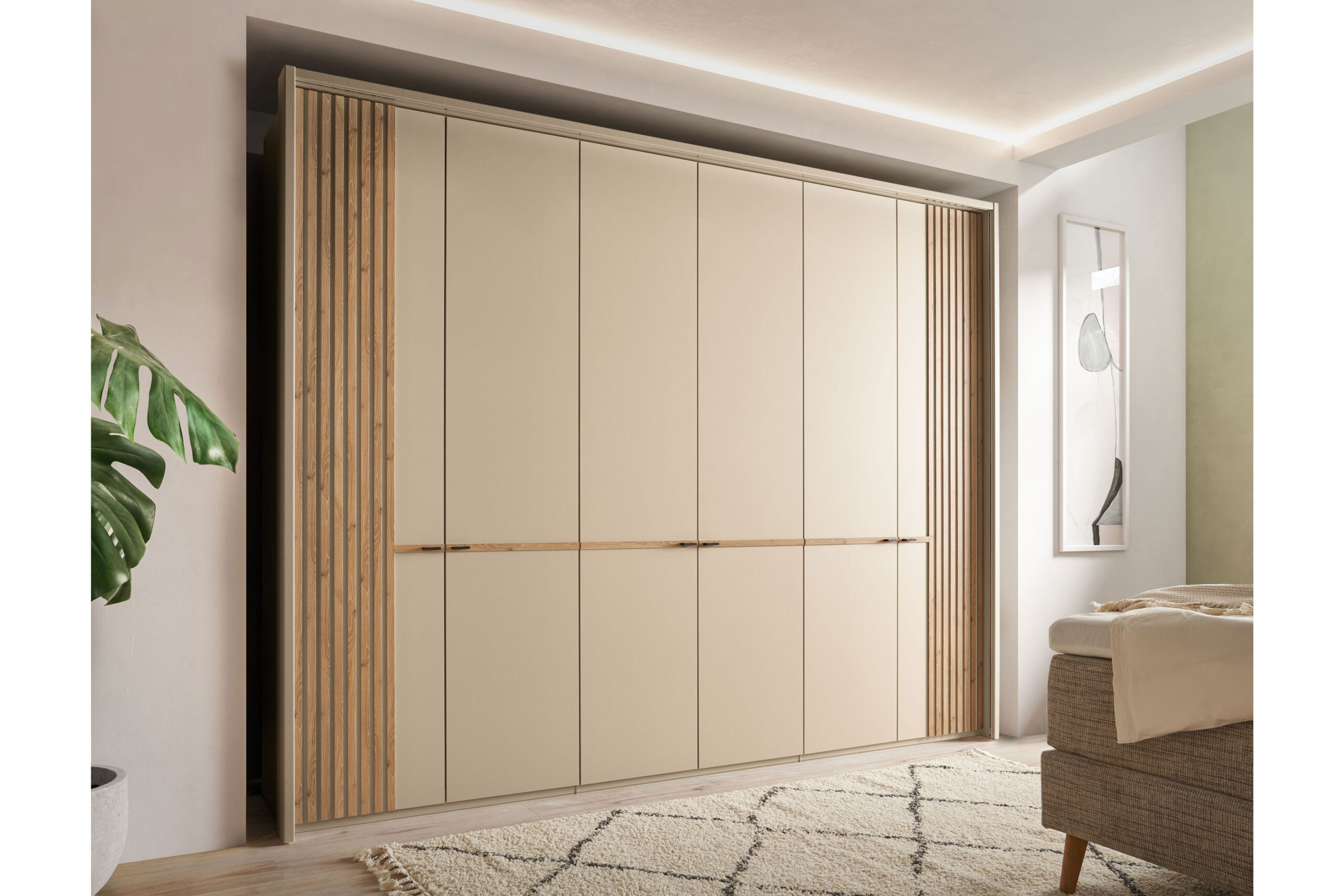 Mr Isabelle Von Musterring - Kleiderschrank Ca. 236 Cm Hoch Creme-Eiche pertaining to Kleiderschrank 236 Hoch