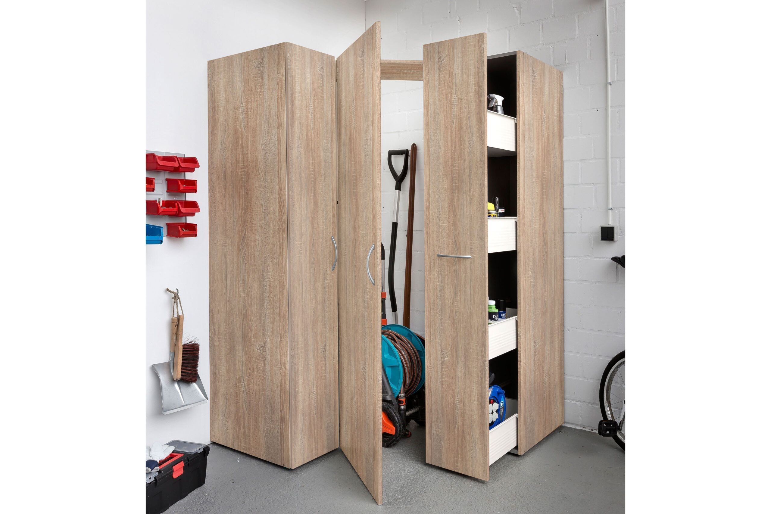 Multiraumkonzept Von Wimex - Eckschrank Begehbar Eiche Sägerau pertaining to Begehbarer Kleiderschrank Roller