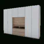 Nolte Möbel Horizont 110 Drehtürenschrank Mit Tv Element In Der Mitte With Kleiderschrank Mit Tv