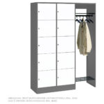 Offene Garderobe Für 10 Personen, Hxbxt 195X185X48 Cm | Jetzt Kaufen within Kleiderschrank Weiß  Mtt