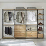 Offener Kleiderschrank Mit Sechs Schubladen – Redeca With Regard To Offener Kleiderschrank