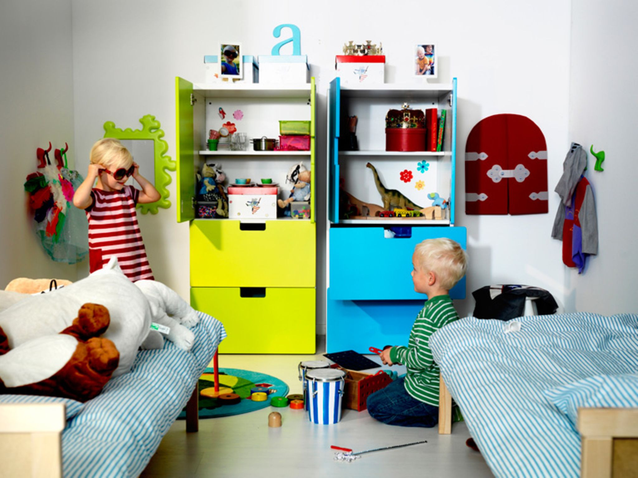 Schranksystem &quot;Stuva&quot; Von Ikea Für Kinder - [Schöner Wohnen] in Stuva Kleiderschrank