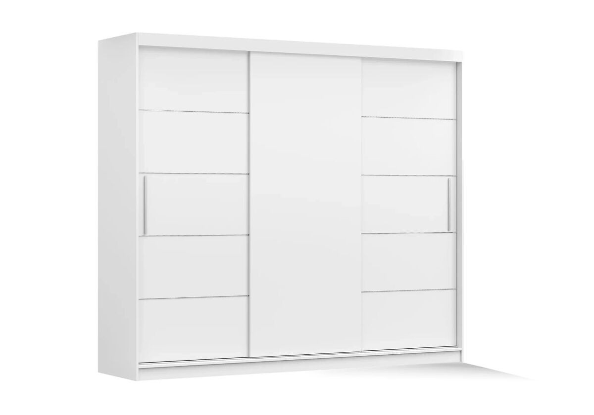 Schwebetürenschrank Schrank Kleiderschrank 250 Cm Neu Alba Ii for Neckermann Kleiderschrank