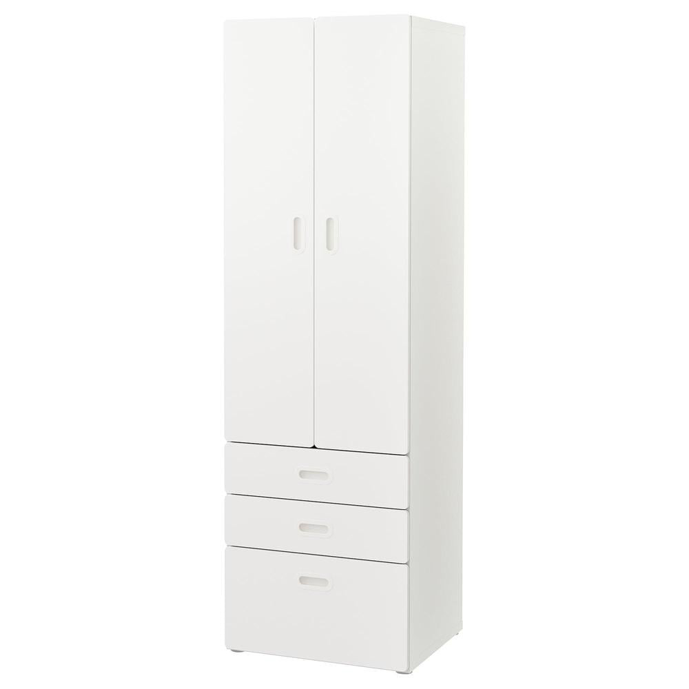 Stuva / Fritids Kleiderschrank - Weiß / Weiß (992.529.80 with Stuva Kleiderschrank