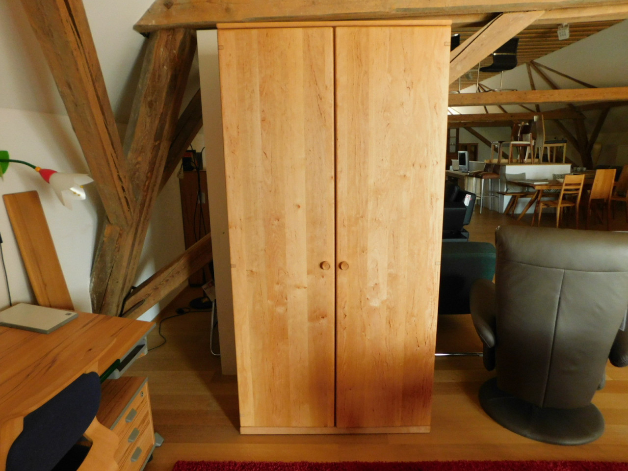 Team 7 Kleiderschrank Mobile In Erle Höhe 198,9Cm | Designermöbel  Hohentengen throughout Team 7 Kleiderschrank