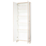 Tojo Schrank/Schuhschrank "Flachmann" Weiß For Flacher Kleiderschrank