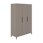 Transland® Nea Kleiderschrank 3 Türig Taupe | Möbel Letz – Ihr In Kleiderschrank 130 Cm Breit