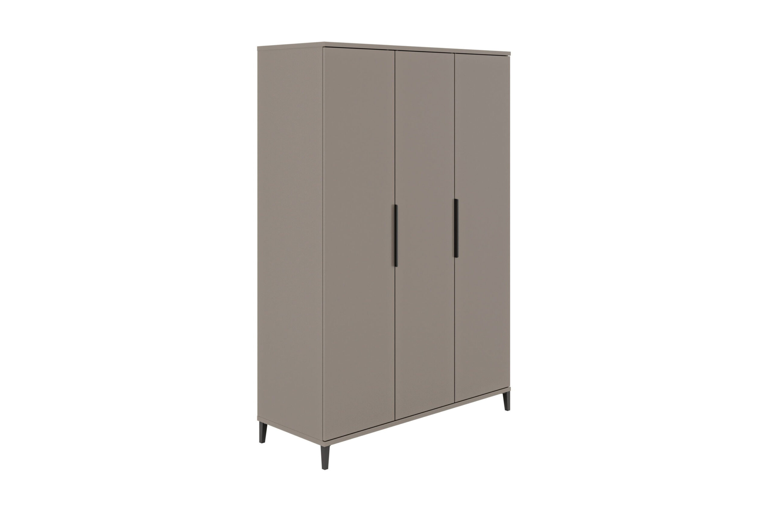 Transland® Nea Kleiderschrank 3-Türig Taupe | Möbel Letz - Ihr in Kleiderschrank 130 Cm Breit