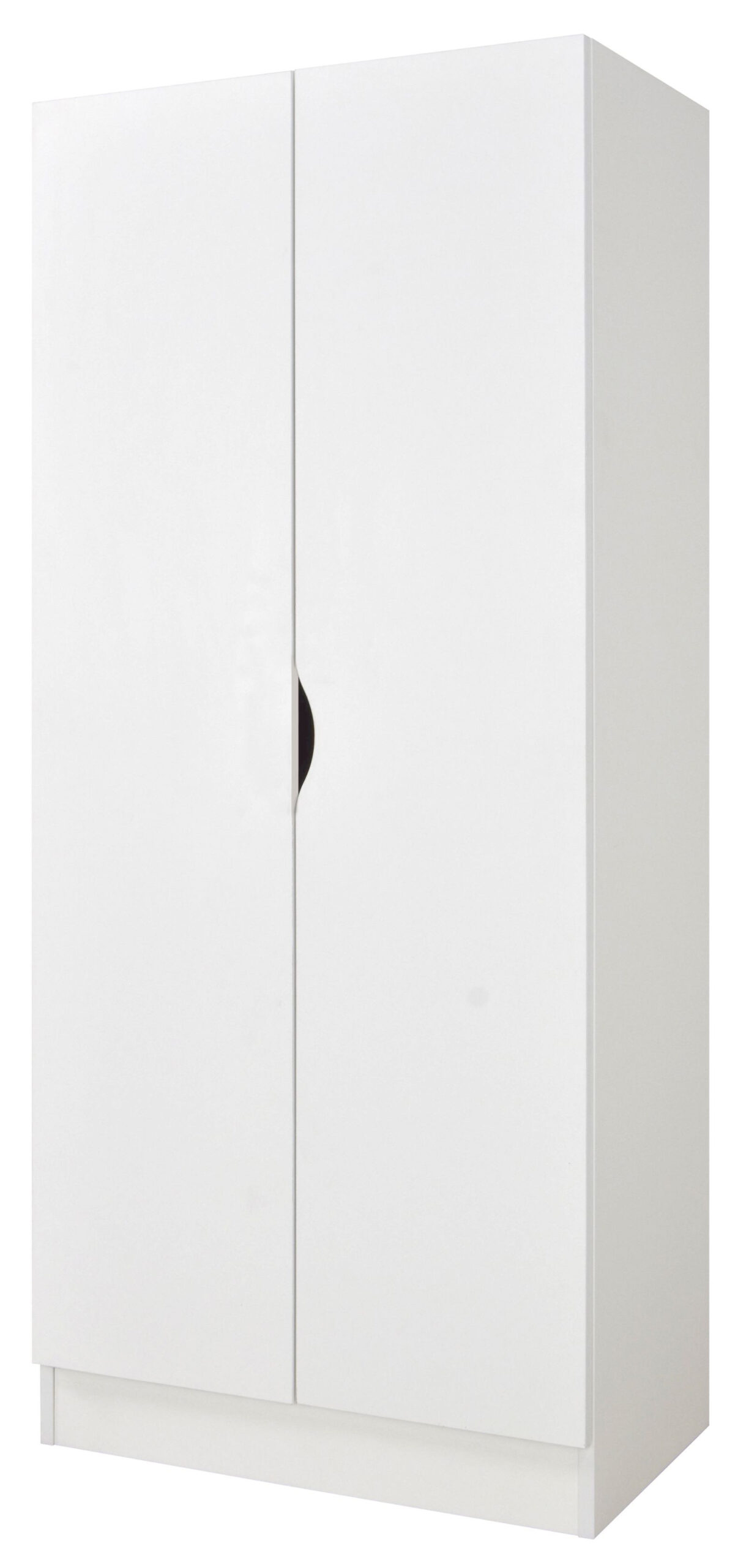 Weiß Zweitüriger Kleiderschrank - Roma - Möbel Für Kinder Leomark.de pertaining to Zweitüriger Kleiderschrank