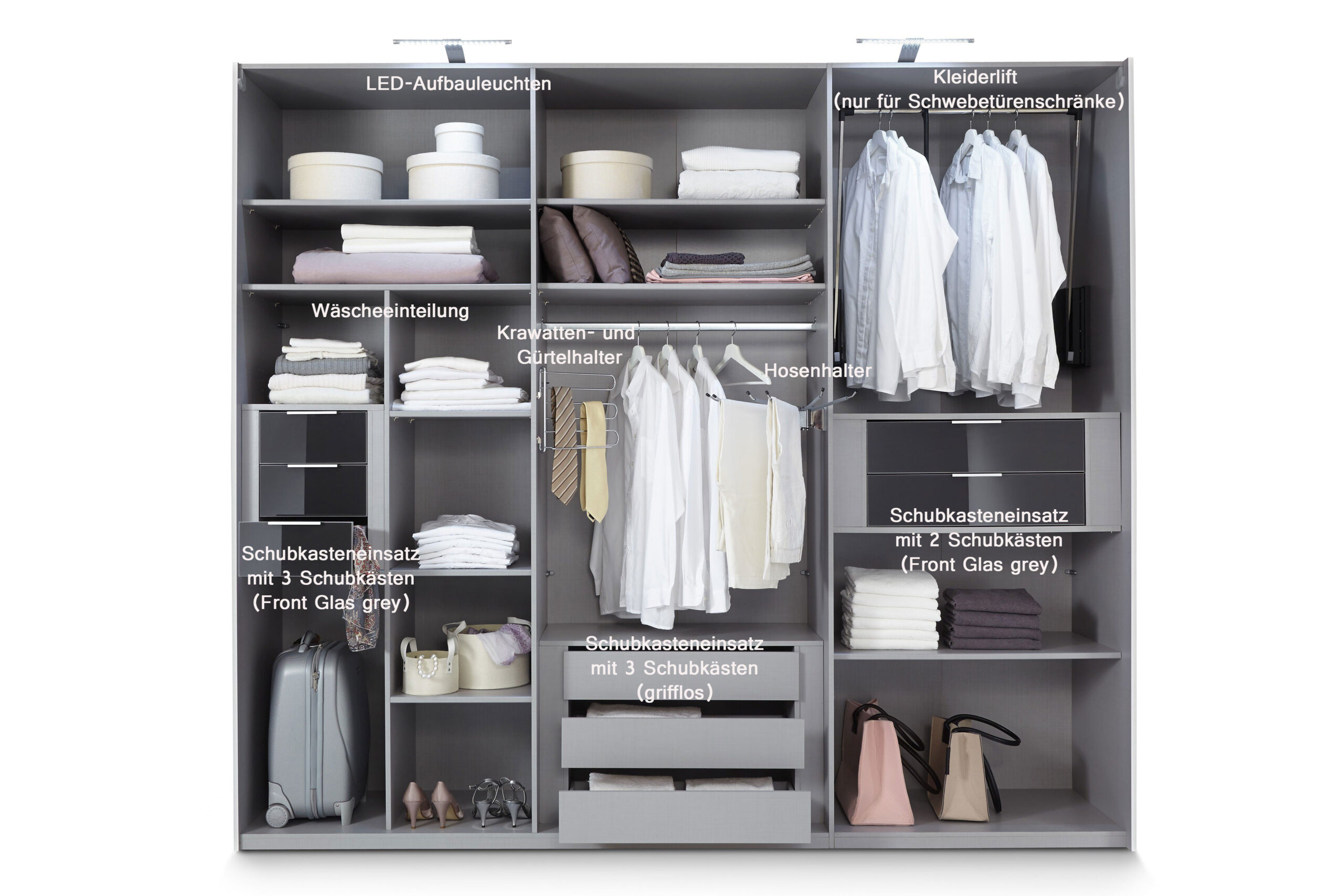 Wimex Level 36 A Kleiderschrank 5 Türig | Möbel Letz - Ihr Online Shop With Kleiderschrank 250