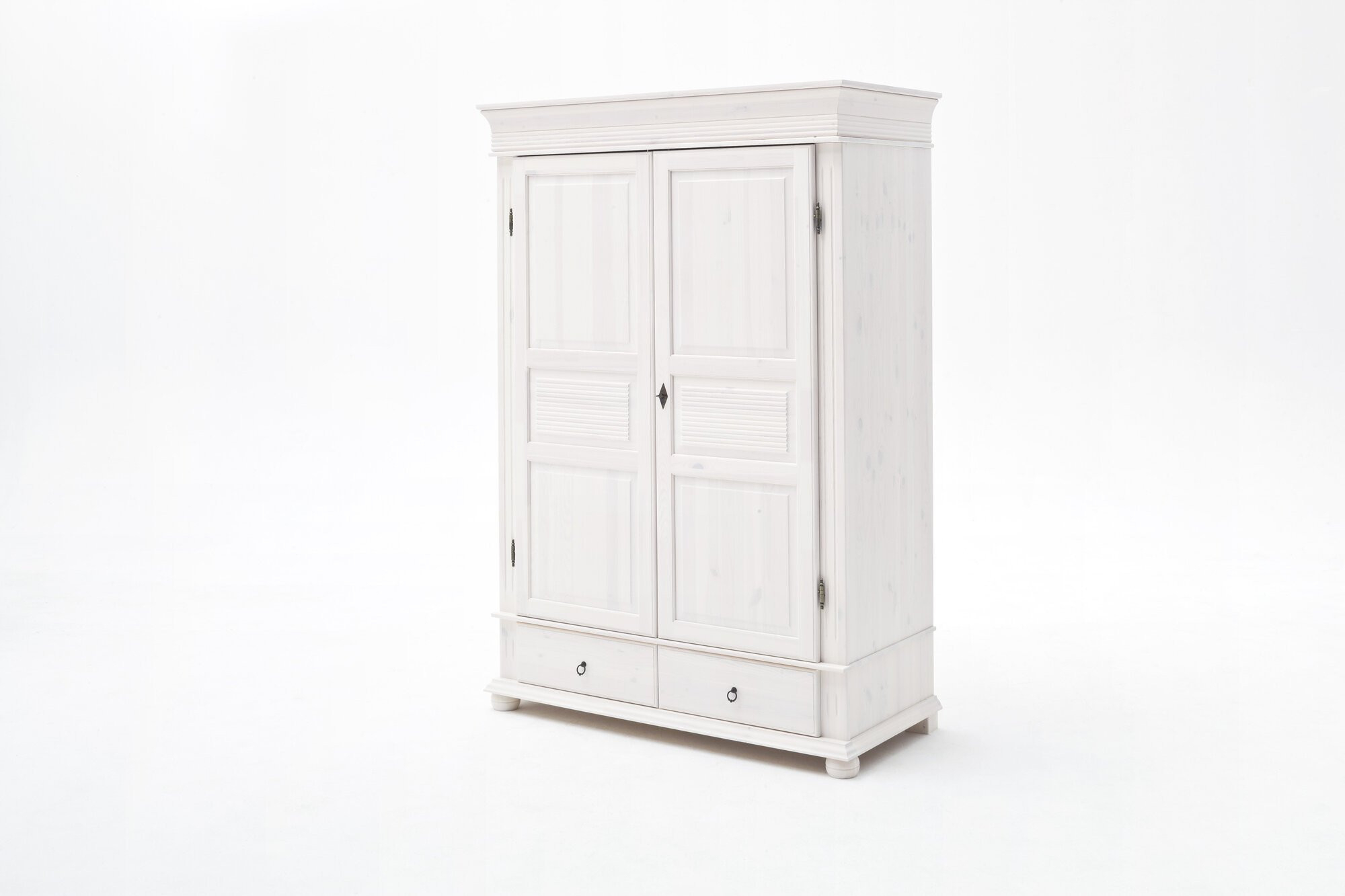Zweitüriger Kleiderschrank Oslo Von Euro Diffusion Günstig inside Zweitüriger Kleiderschrank